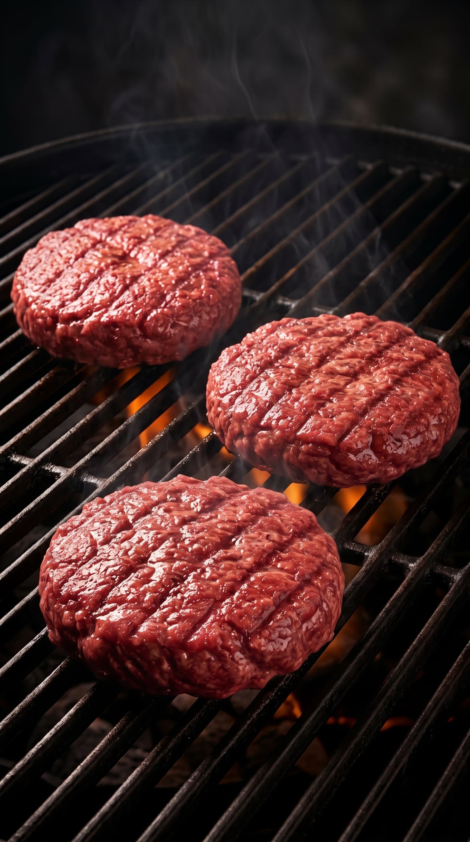 Carnes crudas sobre la parrilla de Bravos